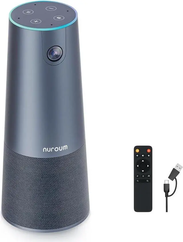 Main image of C40(2nd Gen) 2K Video Conference Webcam with Microphone and Speaker, 5X Zoom, 4 Noise Cancelling Mics Conference Room Camera, 120°Ultra Wide Angle, 16ft Voice Pickup, for Zoom/Skype/Teams