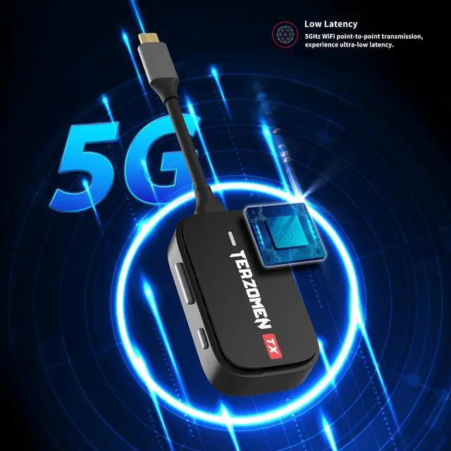 Alt view image 3 of 7 - Wireless HDMI Transmitter and Receiver HDMI Wireless Extender for Streaming Video/Audio to TV/Monitor/Projector from PC/Camera/Laptop AirLink Wireless Dongle HDMI to HDMI Display Adapter