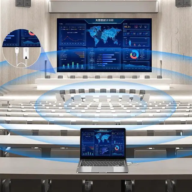 Alt view image 3 of 7 - Wireless HDMI Transmitter and Receiver,Portable 1080P HDMI Extender 164FT/50M Range, Plug&Play, for Laptops, TV Box, PS4/5, Cameras to Project to TV/Projector/Monitor/Video Audio Transmission