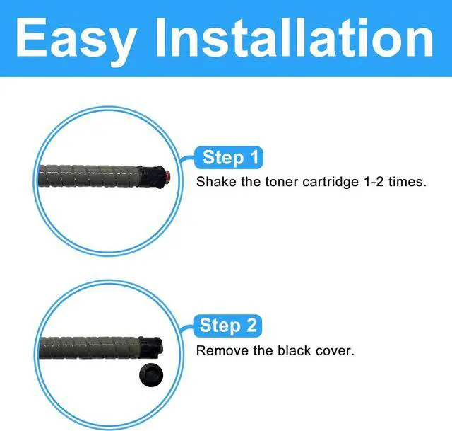 Alt view image 3 of 7 - Ennovor LCL Compatible Toner Cartridge Replacement for Ricoh 841852 for Ricoh MP C4503 MP C4504 MP C4504ex MP C5503 MP C5504 MP C6003 MP C6004 MP C6004ex Printer (1-Pack Cyan)
