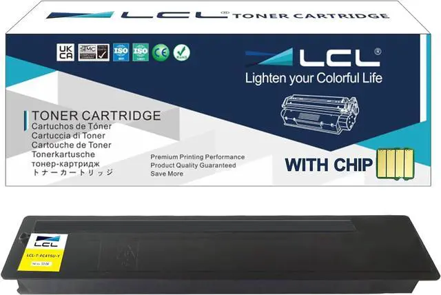 Main image of Ennovor LCL Compatible Toner Cartridge Replacement for Toshiba T-FC415U T-FC415UY T-FC415U-Y High Yield E-Studio 2515AC 3015AC 3515AC 4515AC 5015AC Printers (1-Pack, Yellow