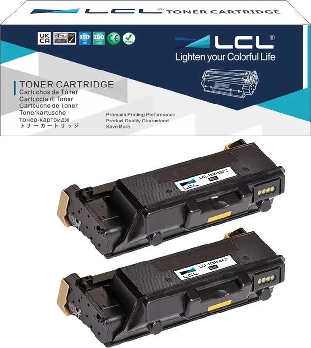 Main image of Compatible Toner Cartridge Replacement for Xerox WorkCentre 3335 3345 Phaser 3330 8500 Pages 106R03620 106R03622 WorkCentre 3335 3345 3345VDNi 3330DNi 3335DNi 3345DNi (2-Pack Black)