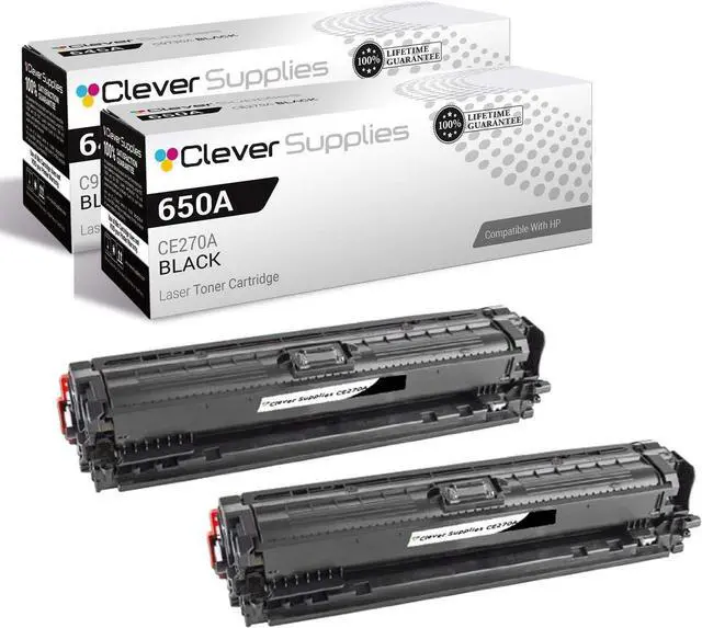 Main image of Compatible Toner Cartridge Replacement for  Enterprise M750dn CE270A Black  650A Color CP5520 CP5520dn CP5520n Enterprise M750 CP5520dn M750dn CP5520n 2 Set