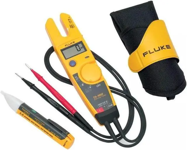 Main image of T5-H5-1AC Kit 3-Pc 1000V Electrical Tester, Custom Holster and AC Voltage Detector Kit