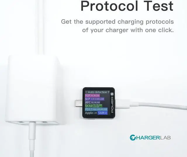 Alt view image 5 of 7 - KM003C Portable USB-C Fast Charging Tester PD3.1 QC5.0 Digital Voltmeter & Ammeter Power Bank Tester