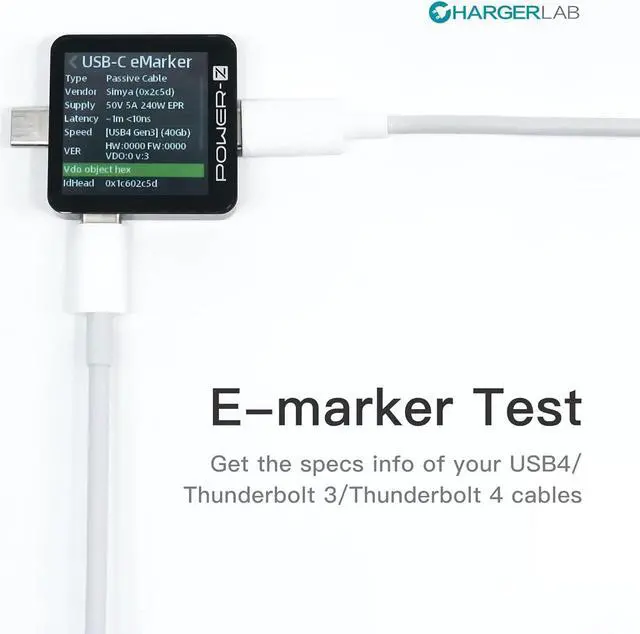 Alt view image 6 of 7 - KM003C Portable USB-C Fast Charging Tester PD3.1 QC5.0 Digital Voltmeter & Ammeter Power Bank Tester