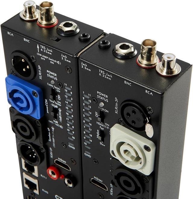 Alt view image 4 of 7 - 15-Plug Audio Cable Tester Line Finder Black 15-in-1 Cables Checker 10-Way Switch Wire Tracker with LED Indicators, Rectangular