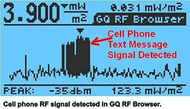 Alt view image 4 of 6 - EMF Meter GQ EMF-390 3-in-1 EMF ELF RF Meter, 5G Cell Tower Smart Meter WiFi Signal Detector RF up to 10GHz with Data Logger and 2.5Ghz Spectrum Analyzer