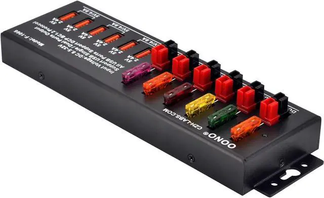 Alt view image 6 of 7 - 40Amp DC Power Splitter Distribution Module, 5 Power Pole Ports and 6 USB Ports Output