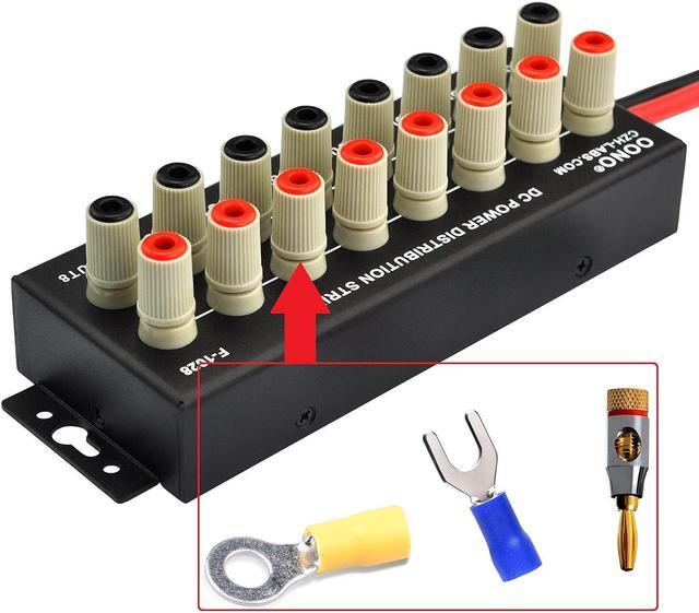 Alt view image 5 of 7 - 8 Outlet DC Power Distribution Strip (Without Cable)