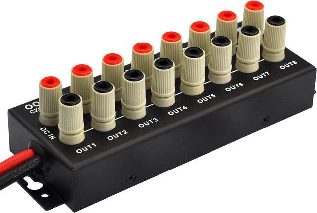 Alt view image 7 of 7 - 8 Outlet DC Power Distribution Strip (Without Cable)