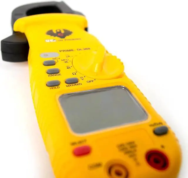 Alt view image 4 of 7 - DL369 Digital Clamp Meter HVAC Auto-Ranging 4000 Counts Volt Meter AC Amp Meter Measures AC Current AC/DC Voltage & Microamps Capacitance Resistance Diodes NCV Continuity Tester Live Wire Test