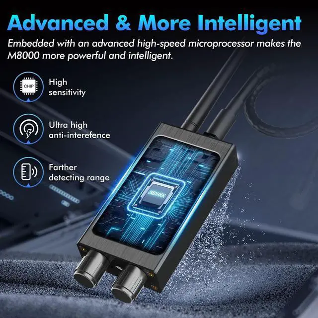 Alt view image 5 of 7 - Hidden Camera detectors,Anti spy Detector,RF Detector, GPS Detector Anti Tracking Strong Magnetic Detector for GPS Tracker Hidden Camera Finder Listening Device in Office, car, Meeting