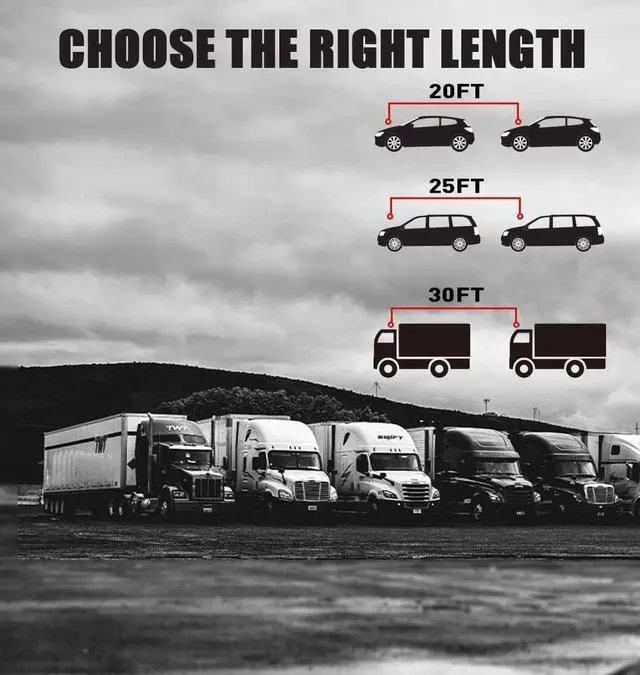 Alt view image 5 of 7 - Jumper Cables Heavy Duty, Booster Cables 1 Gauge 30Feet 900AMP Automotive Jumper Cables Kit for Car, SUV, and Trucks with Professional Clamps and Carrying Bag