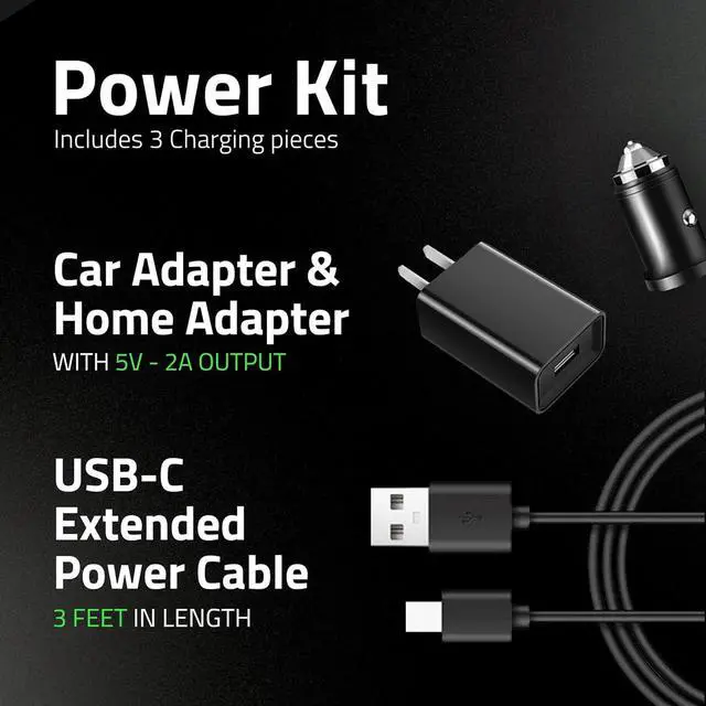 Alt view image 3 of 7 - Airmoto and Power Kit Bundle Deal - 1 bundle - Tire Inflator Portable Air Compressor with Power Kit for Charging at Home and on The Road - Cordless Air Pump for Car Tires, Motorcycle, Bicycle