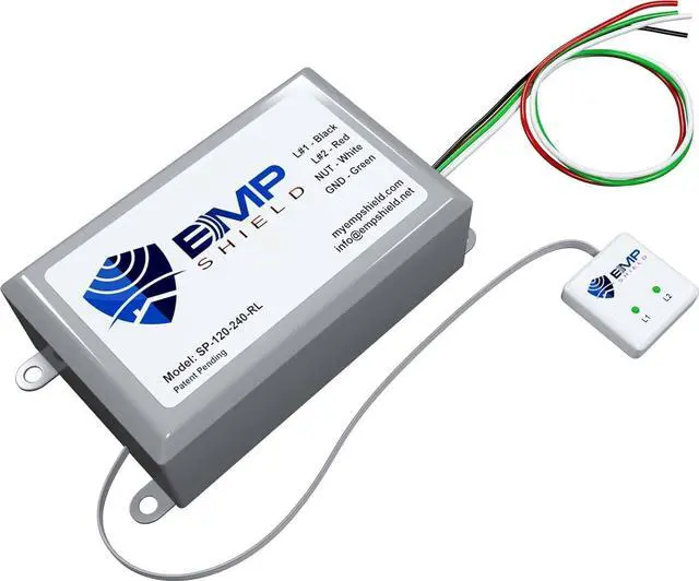 Main image of Home EMP & Lightning Protection + CME Defense for Flush Mounted Breaker Box (SP-120-240-RL/Concealed Model) Lightning, Solar Flare, and Surge Protection