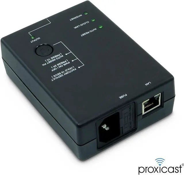 Alt view image 2 of 7 - ezOutlet5 - Internet Enabled IP & Wi-Fi Remote Power Switch with Automatic Reboot - iOS | Android | Cloud | Web Controllable - Single AC Power Outlet - Model EZ-72b