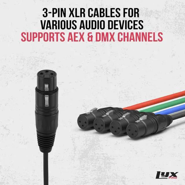 Alt view image 3 of 7 - 4 Channel 3 Pin Multi Network XLR Cable Breakout for Stage Sound Lighting and Recording Studio Male and Female to RJ45 Ethercon, Great for Sound Monitoring, Light Setup
