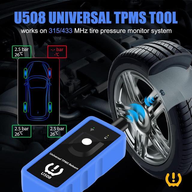 Alt view image 5 of 7 - TPMS Relearn Tool, TPMS Reset Tool Tire Pressure Monitor System Activation Tool U508, Sensor Reset Tool for Ford Jeep Dodge Subaru Series Vehicle Universal