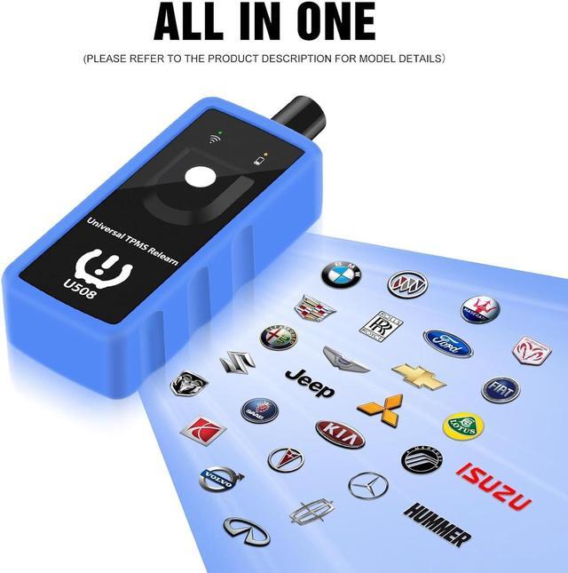 Alt view image 7 of 7 - TPMS Relearn Tool, TPMS Reset Tool Tire Pressure Monitor System Activation Tool U508, Sensor Reset Tool for Ford Jeep Dodge Subaru Series Vehicle Universal