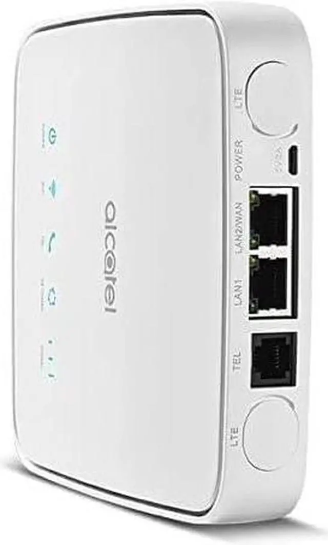 Alt view image 2 of 4 - Router Alcatel Link Hub 4G LTE Unlocked Worldwide HH41NH Multibam 150 Mbps Wi-Fi (4G LTE Canada Latin Caribbean Euro Asia Africa) + RJ45 Up to 32 Users w/ 2 Antennas