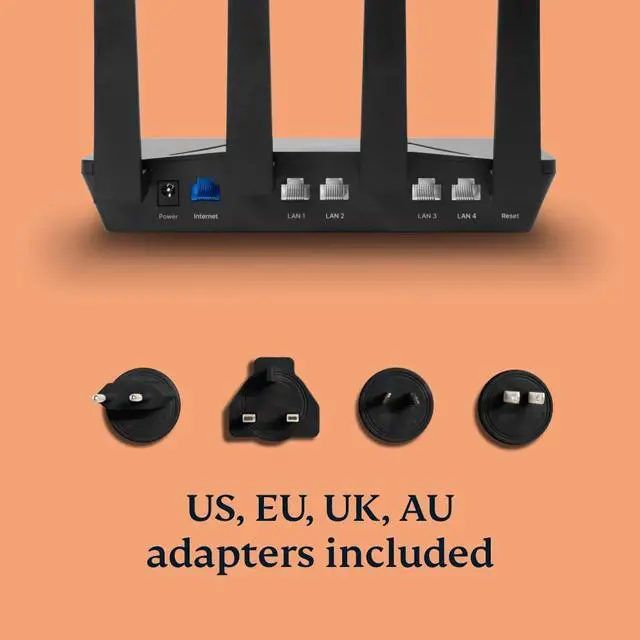Alt view image 6 of 7 - Wi-Fi 6 VPN Router for Home | Protect Unlimited Devices | Free 30-Day ExpressVPN Trial | International Version