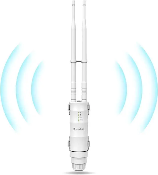 Main image of Outdoor WiFi Access Point,WAVLINK WiFi Router Extender,AC600 High Power Dual Band 2.4+5G Wireless Router/AP/Wi-Fi Range Extender 3 in 1 Weatherproof with PoE for Courtyard,RV,Campsite