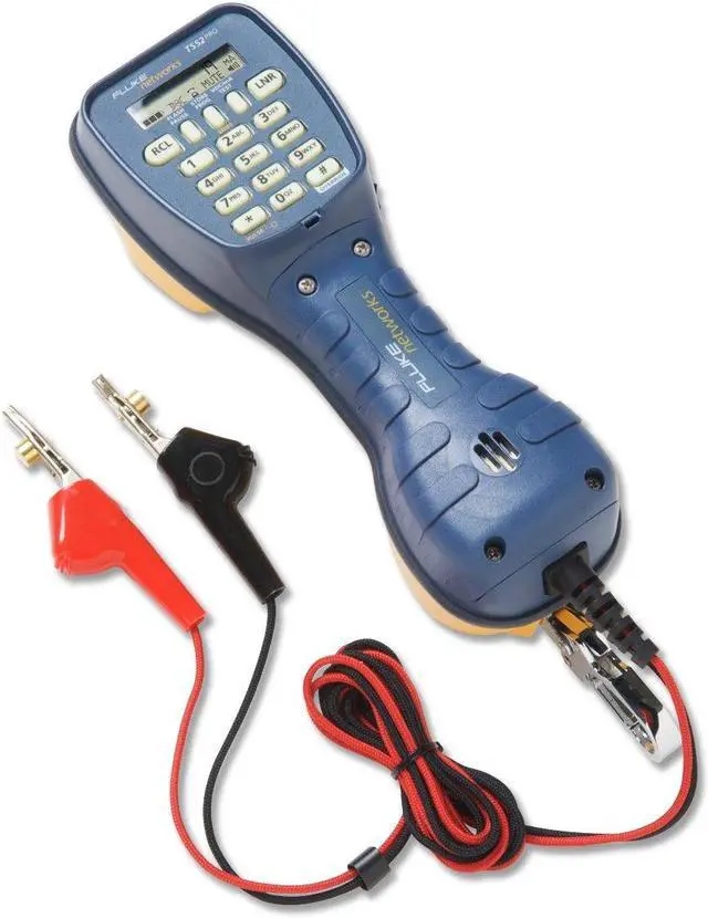 Main image of Fluke Networks 52801001 TS52 PRO Telephone Test Set with Piercing Pin Clips