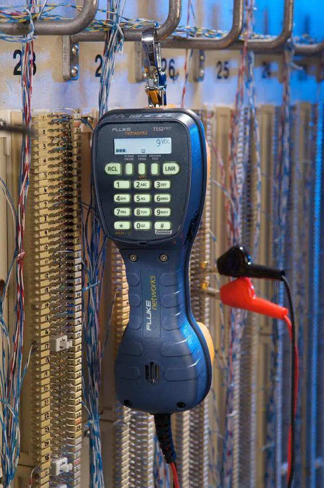 Alt view image 3 of 6 - Fluke Networks 52801001 TS52 PRO Telephone Test Set with Piercing Pin Clips