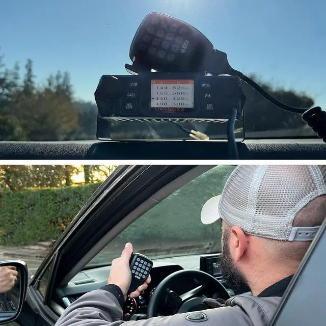 Alt view image 6 of 7 - UV-50X2 (Second Gen.) Mobile 50 Watt Dual Band Base, Mobile Radio: VHF, UHF Amateur (Ham)