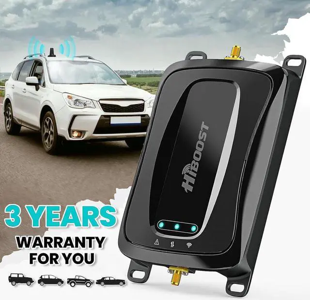 Alt view image 3 of 7 - Vehicle Cell Phone Signal Booster| 5G 4G LTE | Boosts for All U.S. Carriers Verizon AT&T T-Mobile US Cellular | Magnetic Roof Antenna | Signal Booster for Car SUV Van Pickup FCC Approved