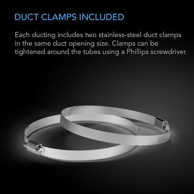 Alt view image 4 of 6 - Flexible 12-Inch Aluminum Ducting, Heavy-Duty Four-Layer Protection, 25-Feet Long for Heating Cooling Ventilation and Exhaust