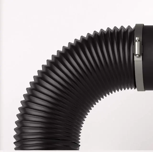 Alt view image 6 of 6 - Flexible 12-Inch Aluminum Ducting, Heavy-Duty Four-Layer Protection, 25-Feet Long for Heating Cooling Ventilation and Exhaust