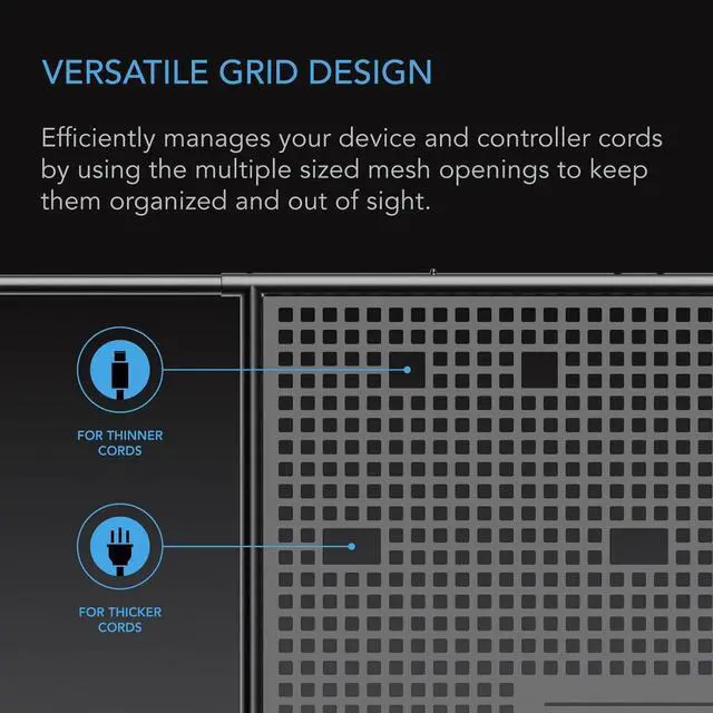 Alt view image 3 of 7 - Gear Board, Grow Tent Equipment Board with Cable Management Slots, Steel Wall Organizer Mounts Clip Fans, Controllers, LED Drivers, and Ballasts in 5x5 Grow Tents or Smaller