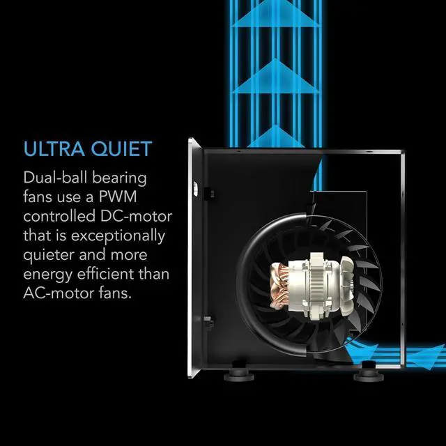 Alt view image 4 of 7 - AIRBLAZE T14, Universal Fireplace Blower Fan Kit 14" with Temperature and Speed Controller, WiFi Integrated App Control, for Lennox, Hearth Glo, Majestic, Rotom