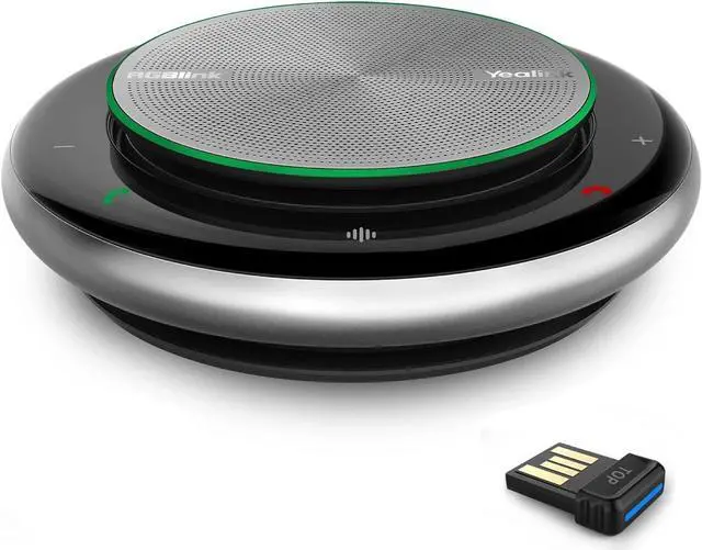 Main image of RGBlink Bluetooth Speakerphone Conference Speakerphone with Microphone USB Speakerphone Wireless Enhanced Noise Reduction Algorithm Home Office 360° Voice Pickup CP900 Teams Certified