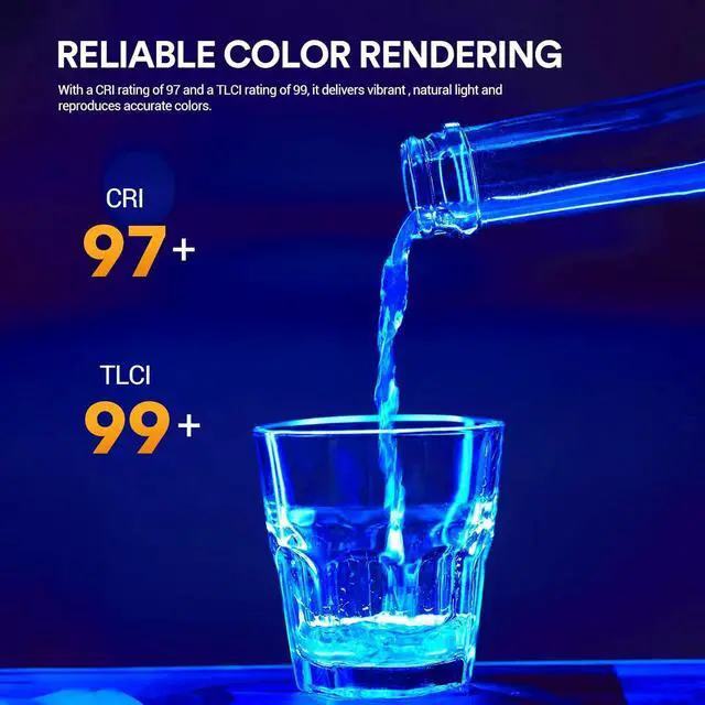 Alt view image 3 of 7 - Godox TL30 RGB Tube Light, CRI 97+ TLCI 99+ Handheld Full Color LED Video Light Wand, 2700K-6500K Dimmable LED Light Stick, 37 FX Light Effects, 2900mAh Battery, Bluetooth APP Control