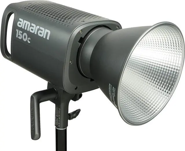 Alt view image 3 of 7 - Amaran 150c COB Video Light,RGBWW 150W,2,500K to 7,500K CCT with G/M Adjustment,15,610 lux @ 1m with Hyper Reflector,APP Control