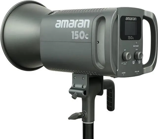 Alt view image 5 of 7 - Amaran 150c COB Video Light,RGBWW 150W,2,500K to 7,500K CCT with G/M Adjustment,15,610 lux @ 1m with Hyper Reflector,APP Control