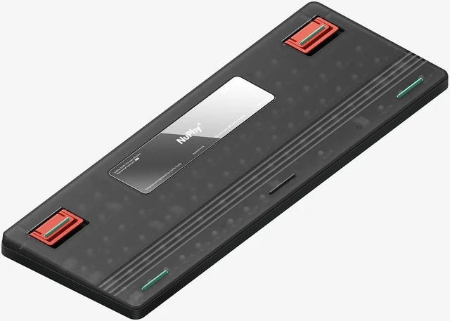 Alt view image 2 of 6 - nuphy Air96 V2 Wireless Mechanical Keyboard,100 Keys RGB Backlit Keyboard,Supports Bluetooth 5.1,2.4G and Wired Connection,for PC/Laptop/Windows/Mac -Black Gateron Cowberry Switch