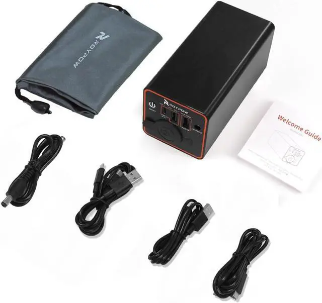 Alt view image 7 of 7 - RoyPow 30W PD Portable Charger with 12V/10A Cigarette Lighter Socket, 86.58Wh USB C Laptop Power Bank, 18W QC& 12V DC External Battery Pack, Perfect for MacBook Air iPad Phone Dash Cam or Camping
