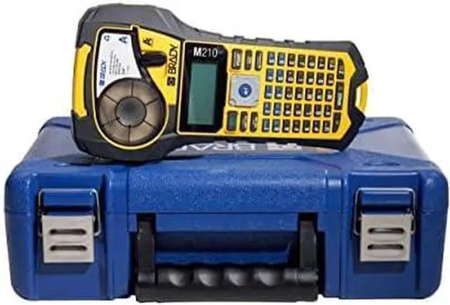Alt view image 5 of 7 - M210 Portable Label Printer Kit (M210-KIT), Yellow/Black