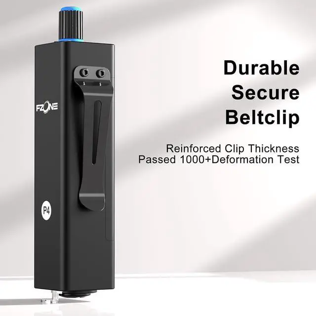 Alt view image 4 of 7 - Upgraded in-Ear Monitor Amplifier Portable IEM with Super Great Sound Quality, Stereo/Mono Switch, Enhanced Durable Belt Clip