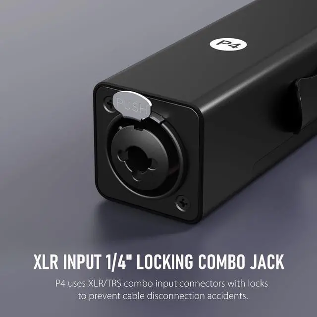 Alt view image 5 of 7 - P4 Wired in-Ear Monitor IEM Amplifier Portable IEM Quickly Switch Stereo Mono for Drummer,Band,Studio