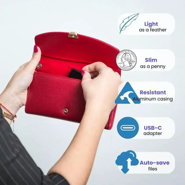 Alt view image 3 of 7 - Voice Activated Recorder with Playback  64GB Storage, 1100 Hours of Audio Recording, Slim & Portable for Meetings, Interviews & Classes, Easy Notetaker - TileREC by Atto Digital