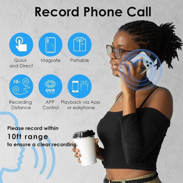 Alt view image 5 of 6 - 64GB Digital Voice Recorder: Call Recording Device with Playback & Headphones, EVISTR Magnetic Audio Tape Recorder for Meetings Lectures, 55 Hours Continuous Recording & 400 Hours Recording Capacity