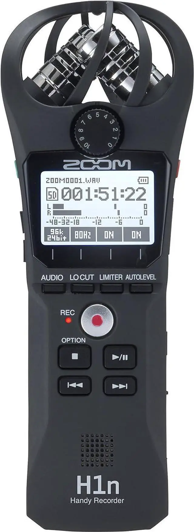 Alt view image 6 of 6 - ZOOM Digital Multitrack Recorder, Black (H1n-VP)