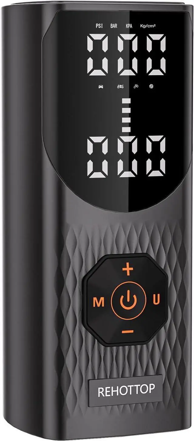 Main image of Tire Inflator Portable Air Compressor, 20000mAh & 160PSI Air Pump for Car Tires, 4X Fast Inflation Air Compressor with Tire Gauge Pressure, Tire Pump with LED for Car Motor Bike Ball