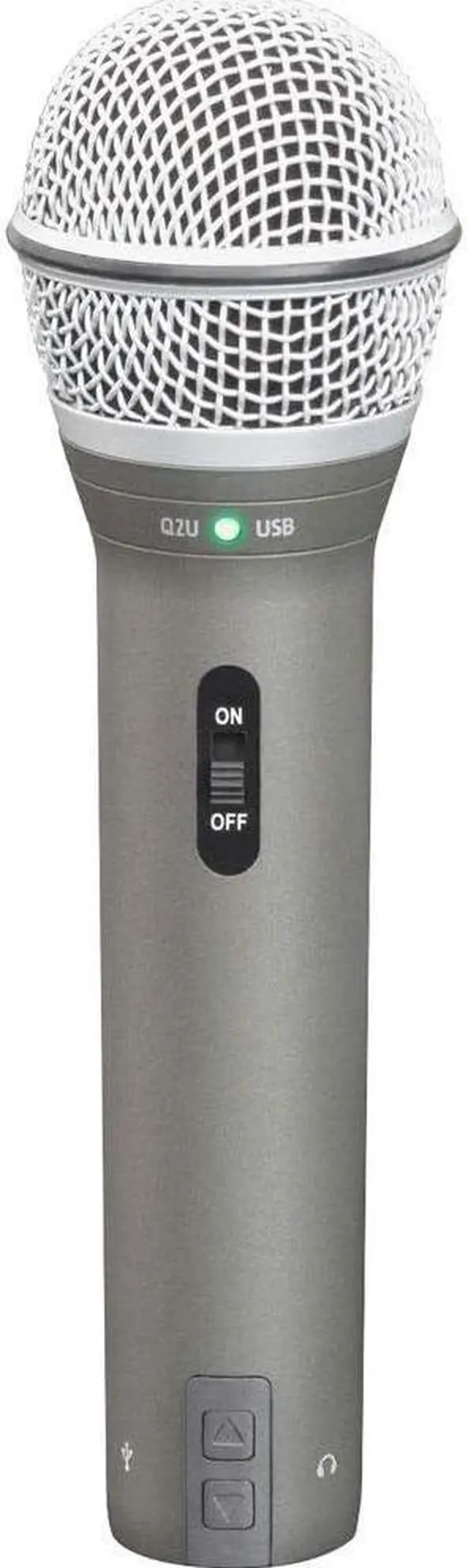 Alt view image 7 of 7 - Technologies Q2U USB/XLR Dynamic Microphone Recording and Podcasting Pack (Includes Mic Clip, Desktop Stand, Windscreen and Cables), Silver