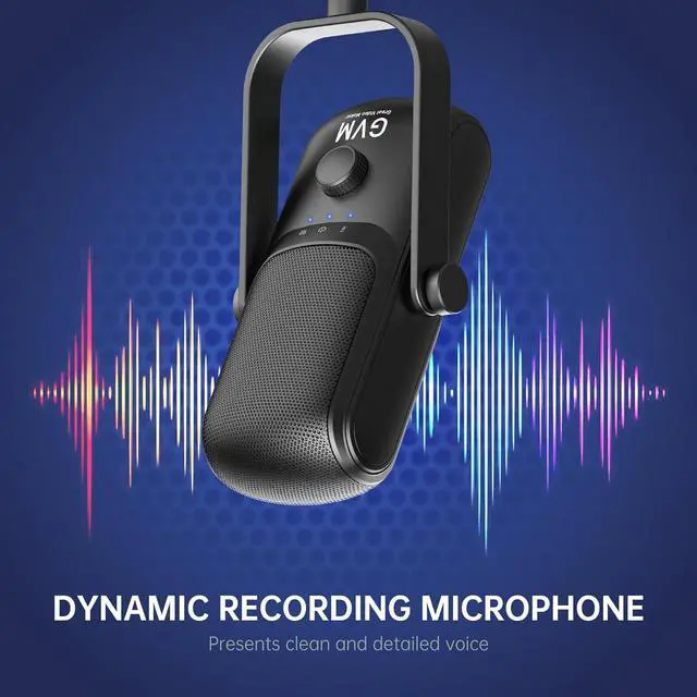 Alt view image 5 of 7 - GVM Condenser Microphone, USB Type-C Podcast Recording Microphone for Vocal Voice-Over Streaming Studio Metal Mic with Mic Mute Headphone Jack Monitoring Volume Control Vocal Mic for Singing YouTube